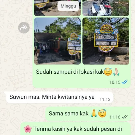 Pengiriman Papan Bunga Duka Karangasem Utara Batang