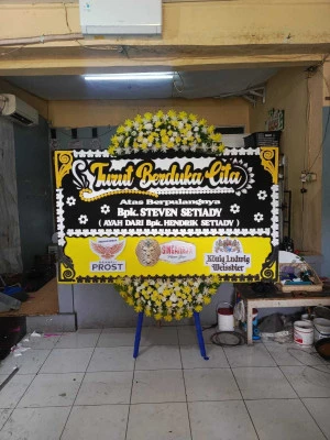 Papan Bunga di Karangasem Utara Batang