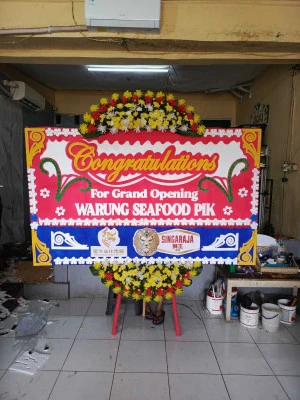Papan Bunga di Karangasem Utara Batang